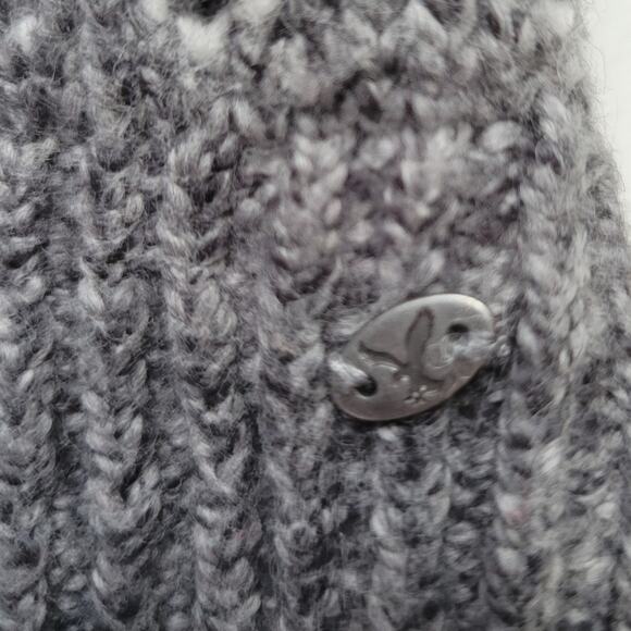 American Eagle Fairisle Nordic Oversized Wool Blend Sweater Women's XS Soft Cozy - Picture 5 of 7